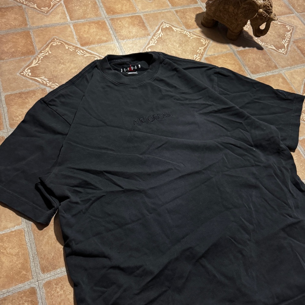 Jordan Wordmark '85 Heavyweight T-Shirt - Black (Medium)